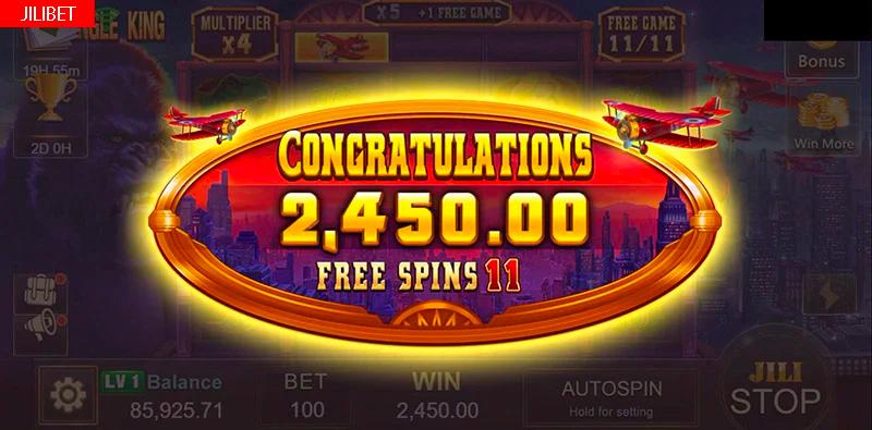 Ssbet77 Jungle King Slot Machine Libreng Spins Bonus